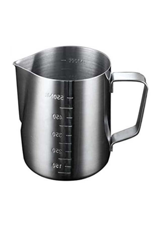 Stainless Steel Frothing Pitcher Milk Jug Silver