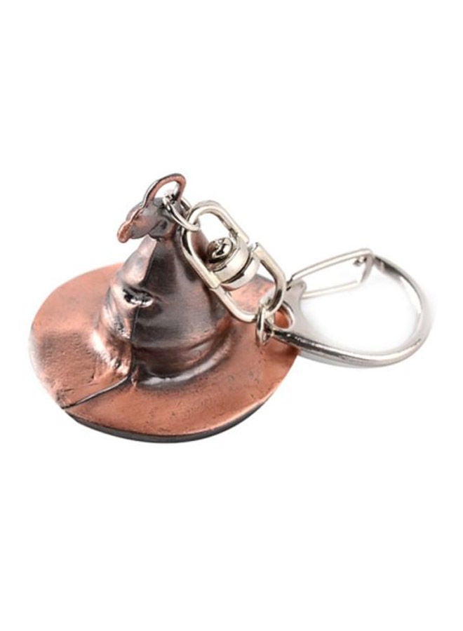 Classic Alloy Magic Hat Key Chains Rings Car Pendants Children Toys Rose Gold/Silver