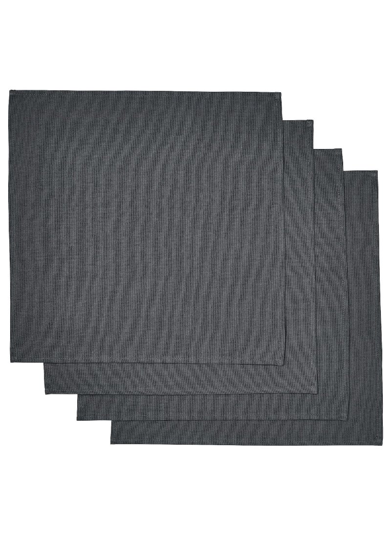 Napkin, Dark Grey, 35X35 Cm