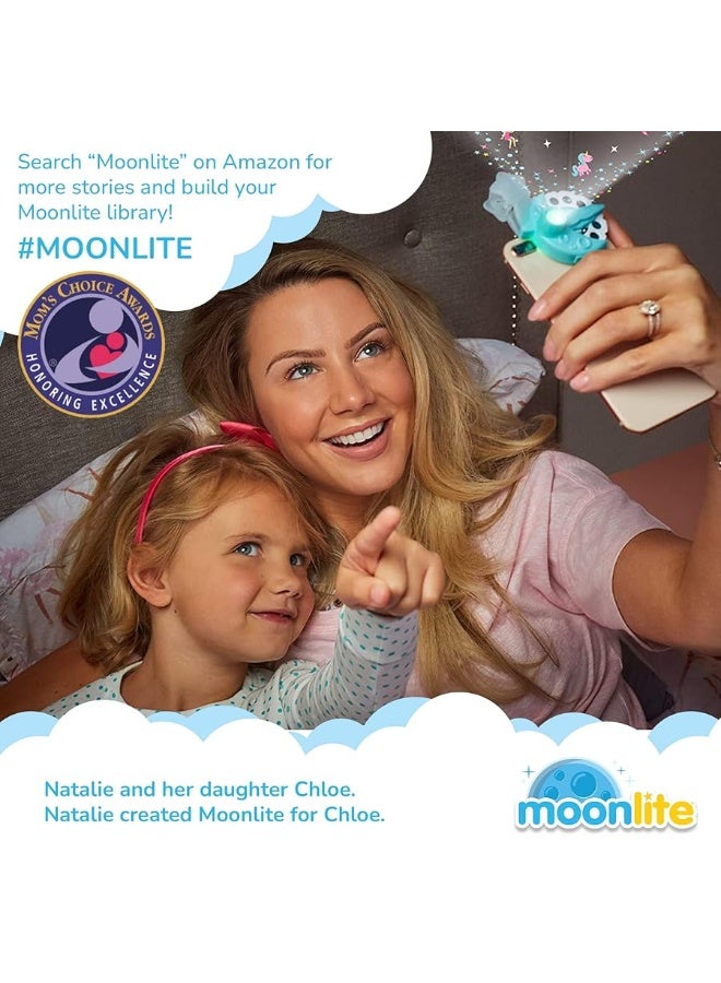 Moonlite Storytime The Little Engine That Could Storybook Reel, A Magical Way to Read Together, Digital Story for Projector, Fun Sound Effects, Learning Gifts for Kids Ages 1 Year and Up