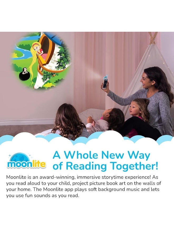 Moonlite Storybook Reels for Flashlight Projector, Kids Toddler | Rapunzel | Single Reel Pack Story for 12 Months and Up