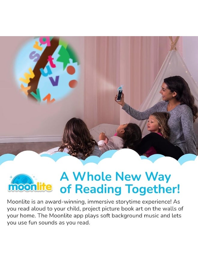 Moonlite Storytime Storybook Reels, 3 Story Set, Eric Carle The Very Hungry Caterpillar, Brown Bear, Chicka Chicka Boom Boom, Digital Stories for Projector, Early Learning Gifts for Kids 12 Months+