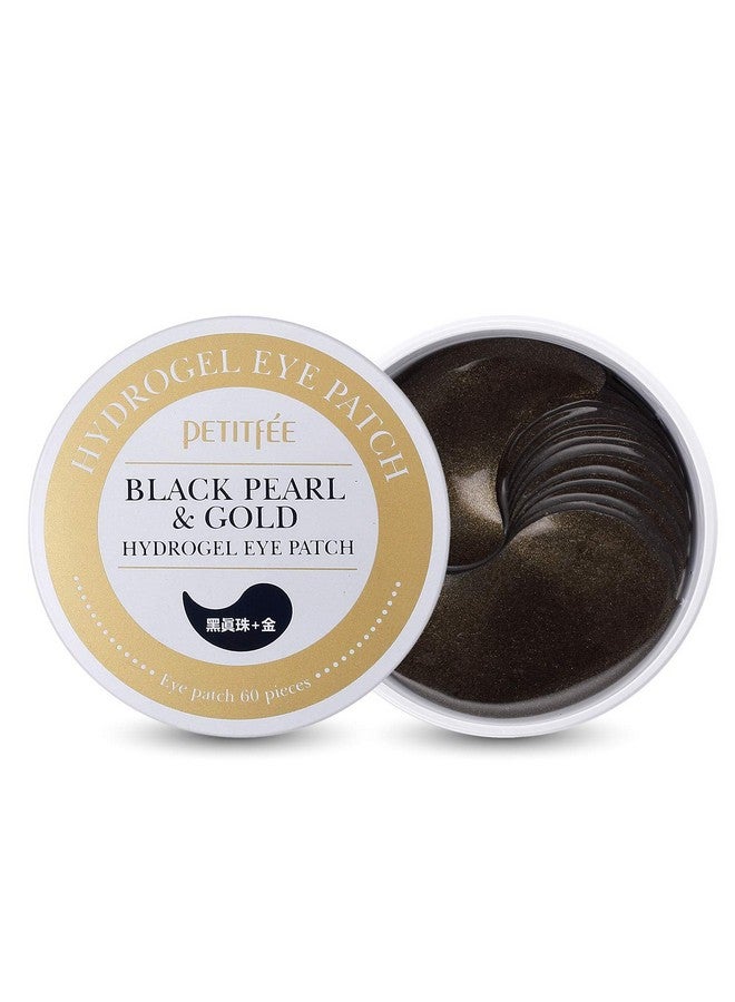 Black Pearl & Gold Hydrogel Under Korean Eye Patches To Reduce Dark Circles, Puffiness, Fine Lines And Wrinkle. Pack Of 60 Pieces (30 Pairs)