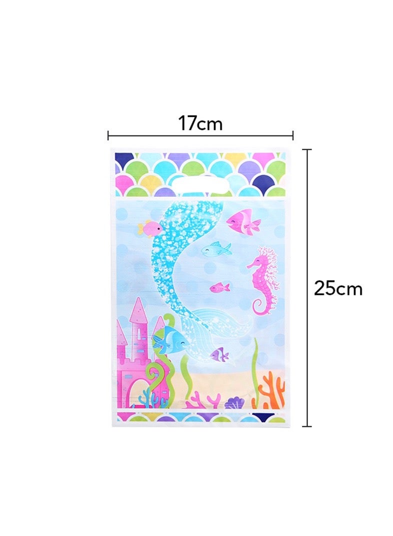 Mermaid theme birthday party decoration supplies for girls Hot sale party favor girls party birthday paper disposable kits party tableware set