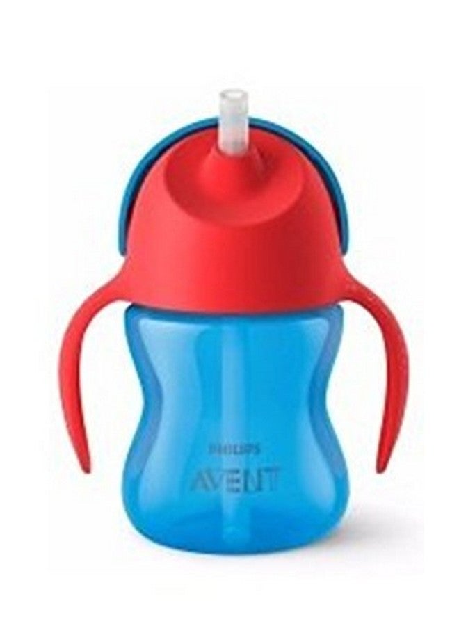 Philips Avent Plastic My Bendy Straw Cup 200Ml/ 7Oz (9M+) (Blue)