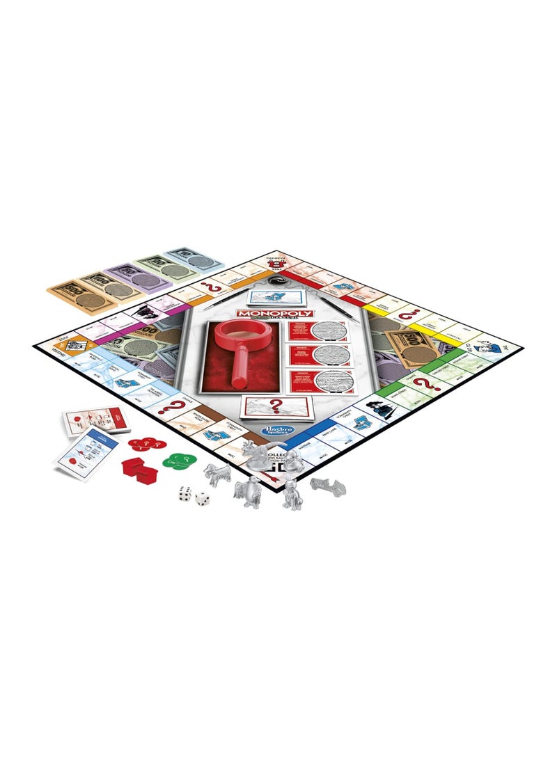 Monopoly Crooked Cash Board Game For Families and Kids Ages 8 and Up, Includes Mr. Monopoly's Decoder