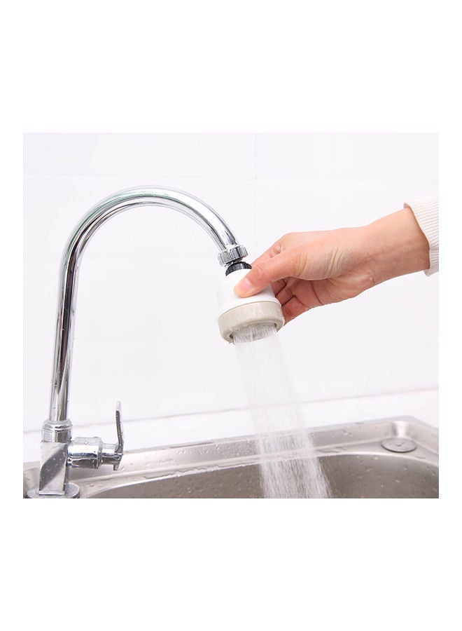 360° Rotatable Faucet Aerator Water Saving Kitchen Tap White