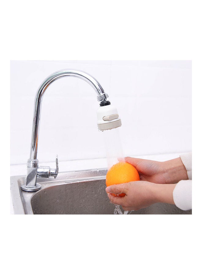 360° Rotatable Faucet Aerator Water Saving Kitchen Tap White