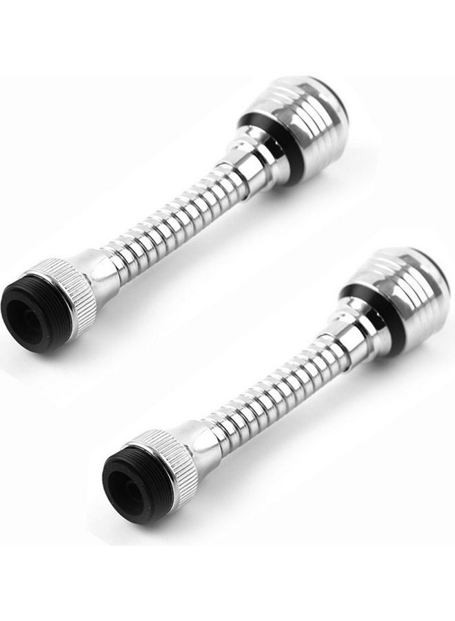 2-Piece Faucet Bubbler Silver