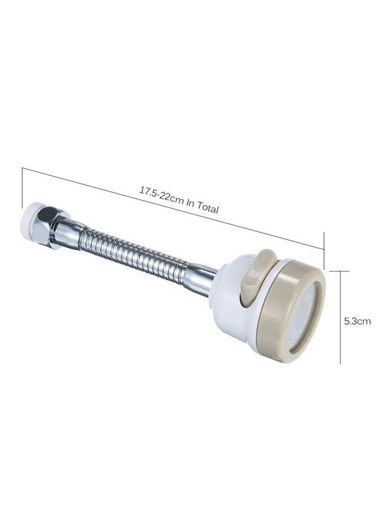360° Movable Kitchen Tap Head White 9x5.5x5.5cm