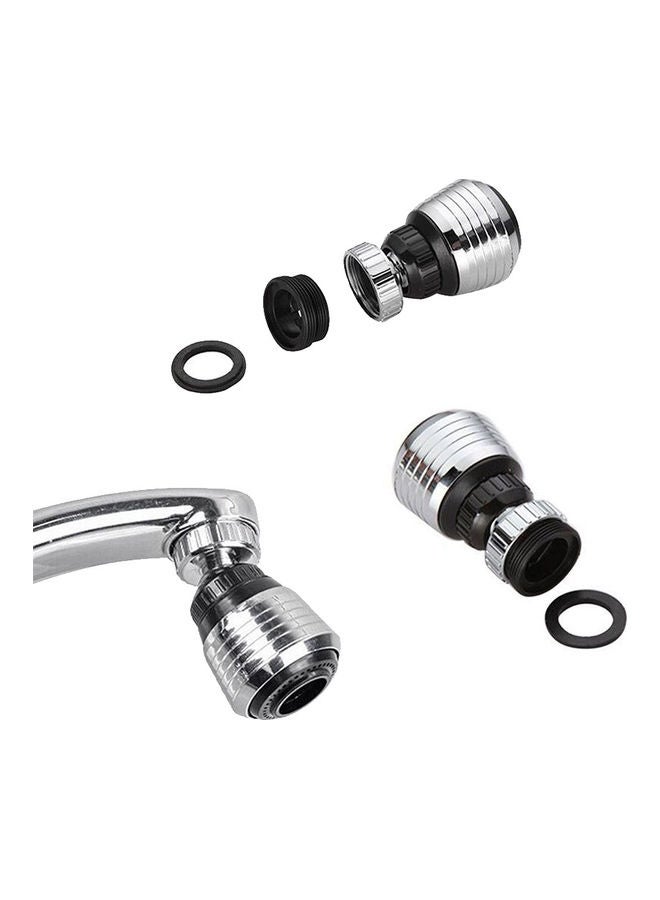 2-Piece Faucet Bubbler Silver