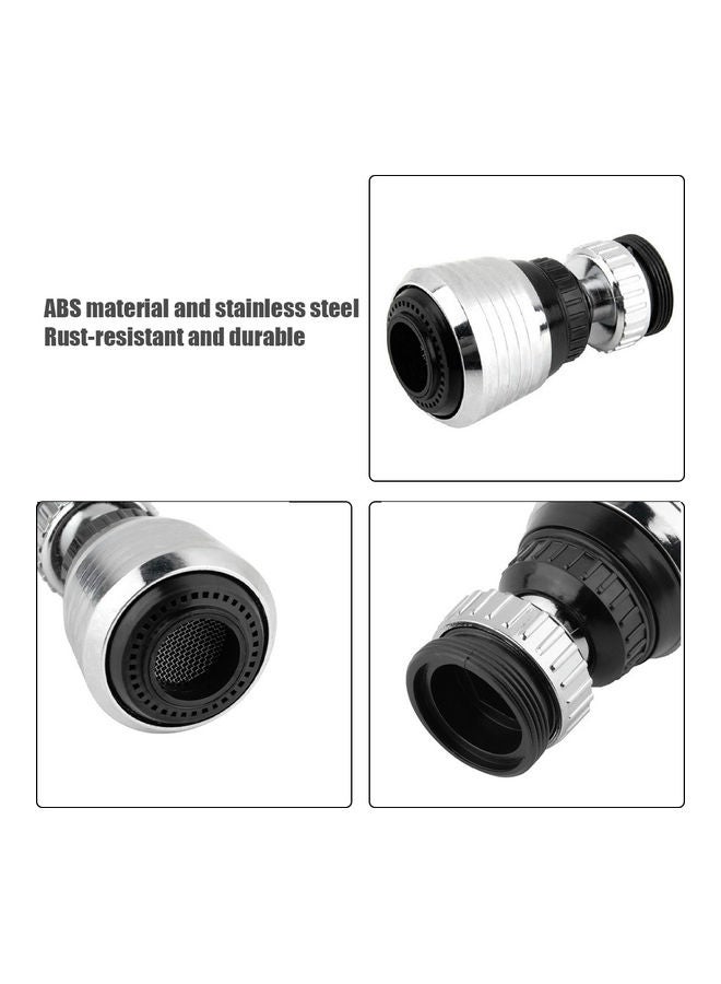 2-Piece Faucet Bubbler Silver