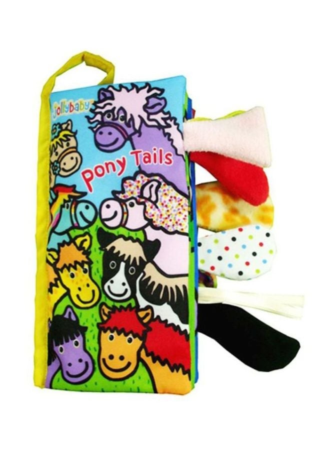 Soft Cloth Book With Funny Animal Tails 21x11cm