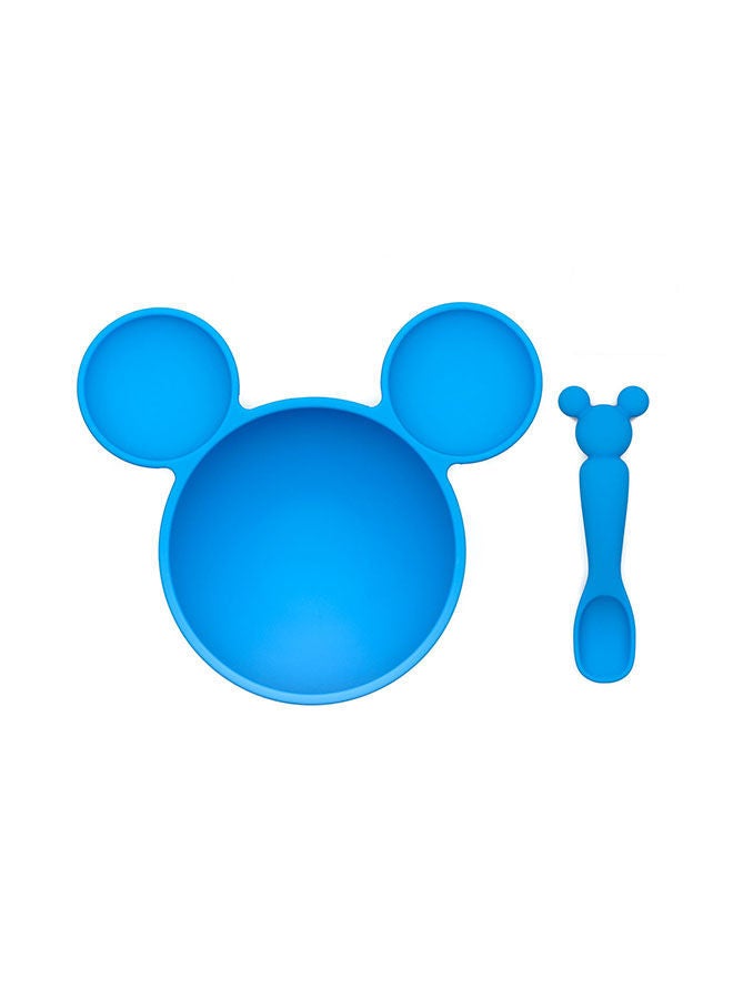 Mickey Mouse Blue First Feeding Set