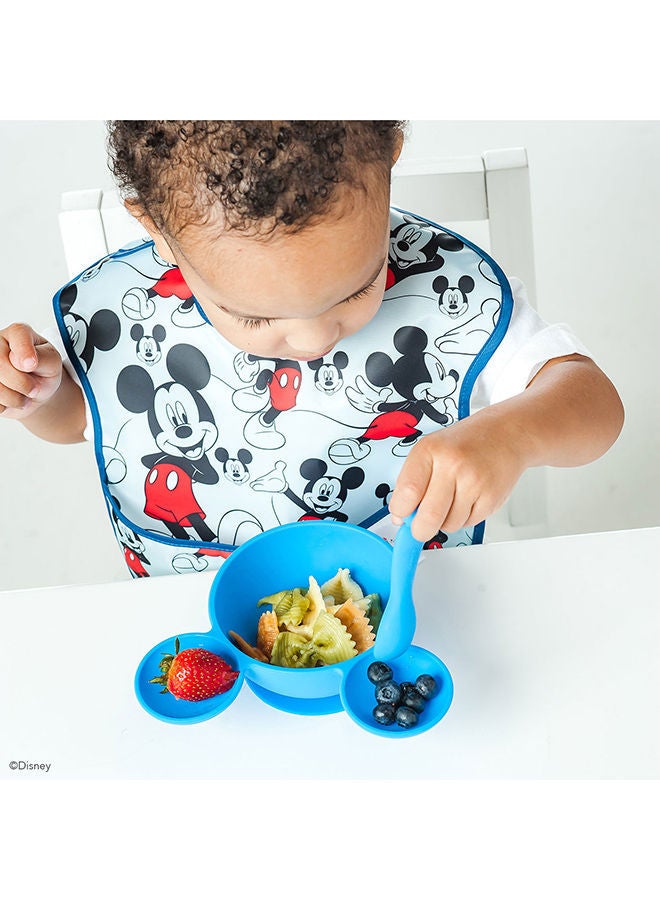 Mickey Mouse Blue First Feeding Set