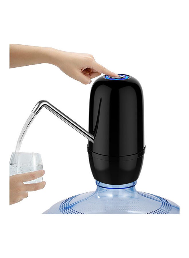 Jipush Rechargeable Water Dispenser And Feeder Suction Black 6.4x13.6centimeter