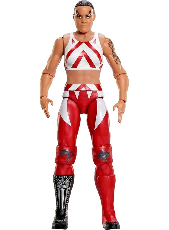 Mattel WWE Action Figure, 6-inch Collectible Shayna Baszler with 10 Articulation Points & Life-Like Look