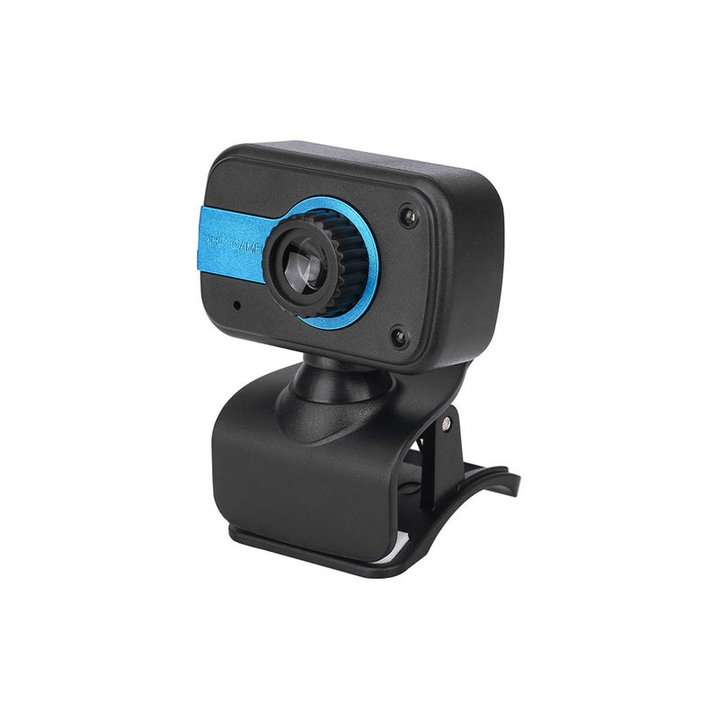 480P 30  FPS Portable HD Webcam Black