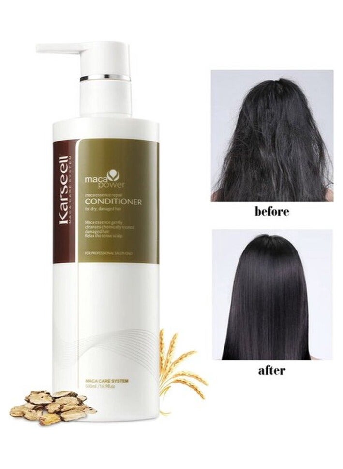 Hair Conditioner Karseell Argan Oil Organic Deep Conditioning Treatment Cream For Dry Damaged Coloured Hair 500 ml