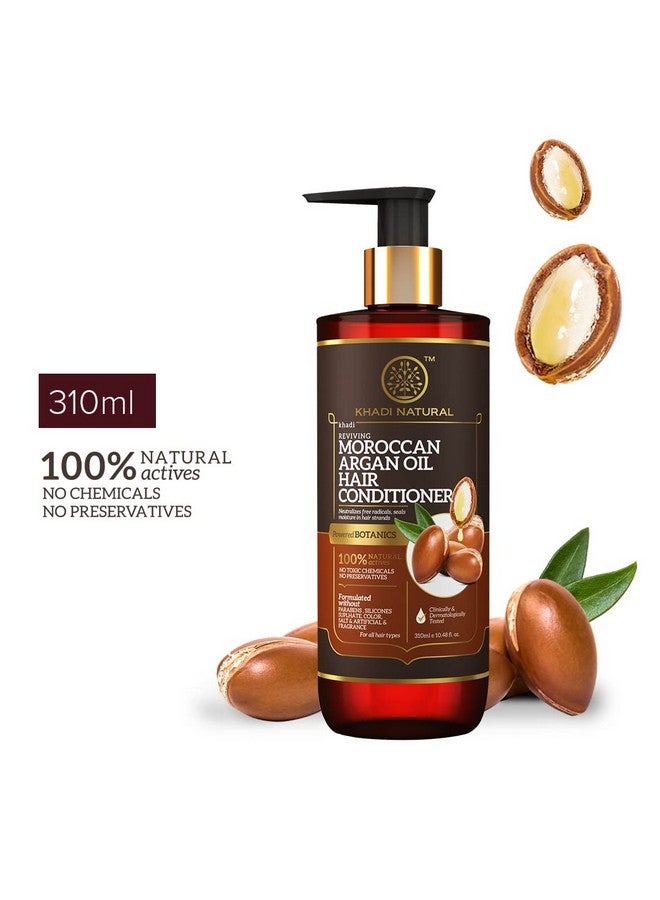 Powered Botanics Moroccan Argan Oil Hair Conditioner|Superior Hair Care| Naturally Shiny Hair| Suitable For All Hair Types| 310 Ml