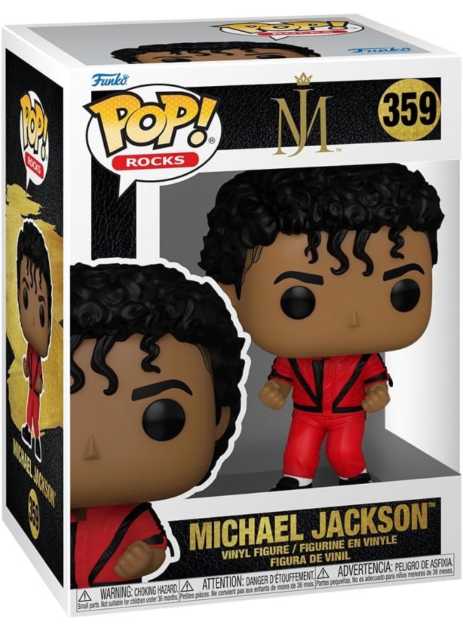 Funko POP Rocks Michael Jackson  Thriller  Collectable Vinyl Figure  Gift Idea  Official Merchandise  for Kids  Adults  Music Fans  Model Figure for Collectors and Display