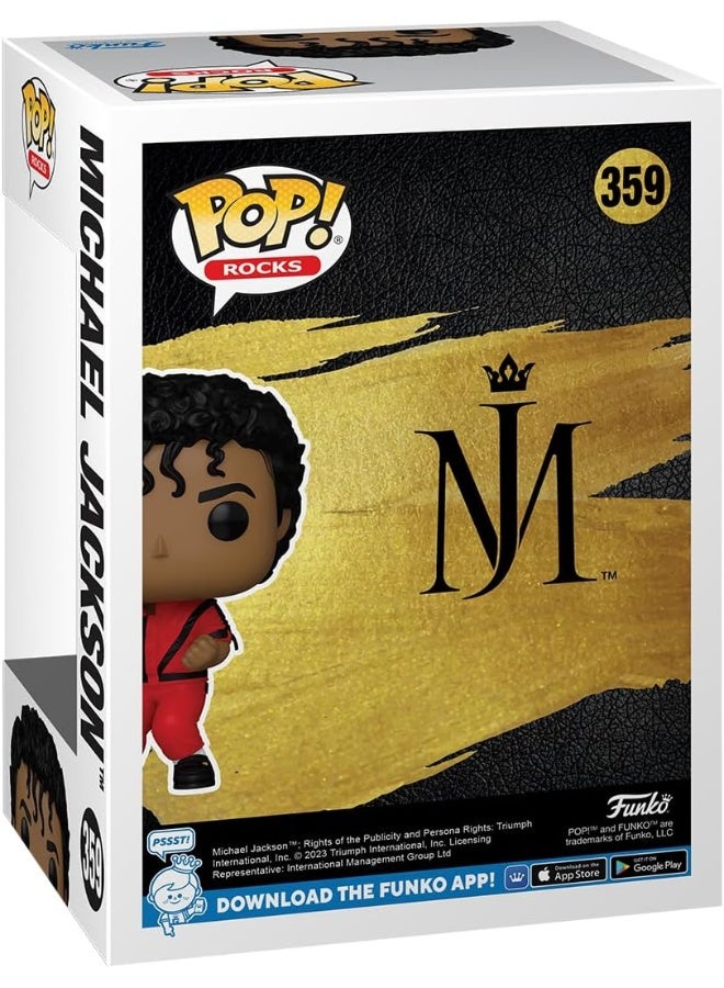 Funko POP Rocks Michael Jackson  Thriller  Collectable Vinyl Figure  Gift Idea  Official Merchandise  for Kids  Adults  Music Fans  Model Figure for Collectors and Display