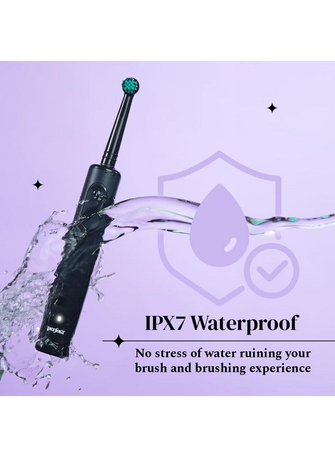 Pro+ Oscillating Electric Toothbrush | 2 Years Warranty | Electric Toothbrush Rechargeable, Electric Brush, Toothbrush Electric Adult, 8800 Rpm, 1 Mode, 2 Min Auto Timer (Limitless Black)