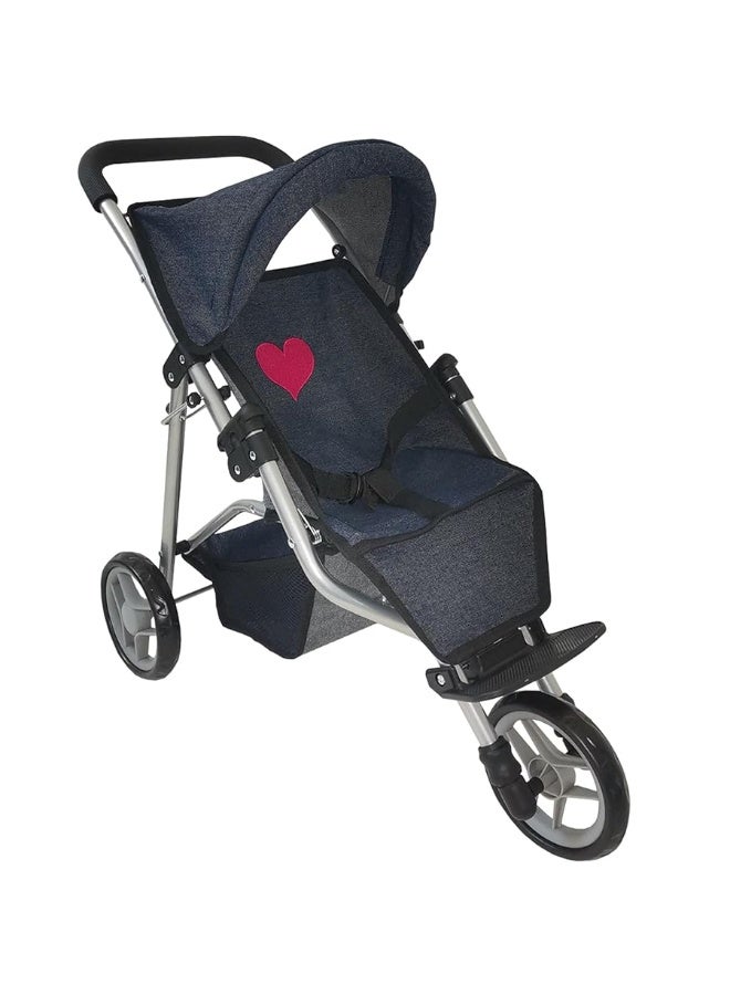 Baby Doll Stroller for Dolls | Play Toy Doll Stroller for Toddlers 3 Year Old Girls Gift | Push Pram Baby Stroller for Dolls, Babydoll Stroller Jogger Baby Carriage for Dolls