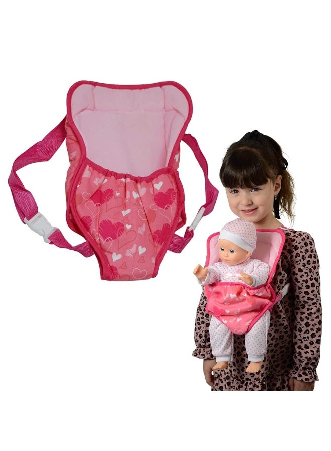 New York Doll Collection Baby Doll Carrier Backpack Front and Back fits up to 20 inch Dolls - Fun Babydoll Accessories
