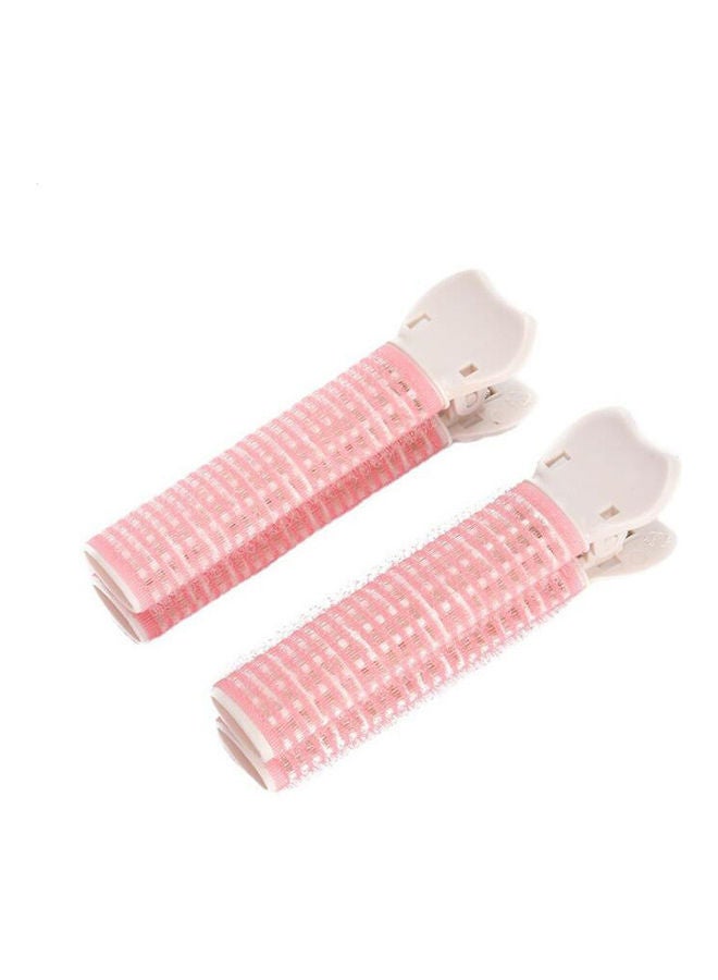 2-Piece Professional Self Grip Hair Rollers Set Pink