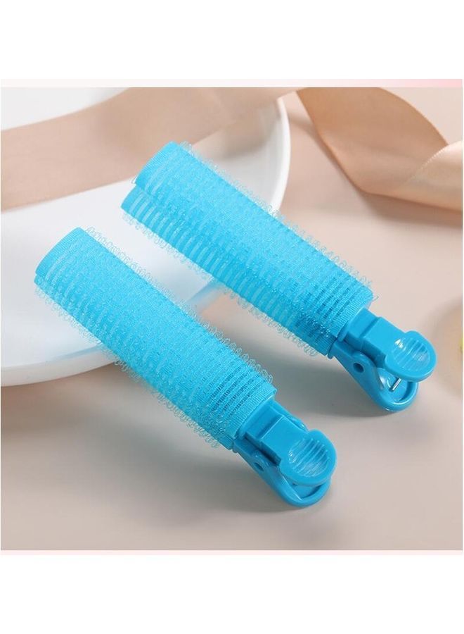 2-Piece Professional Self Grip Hair Rollers Set Blue