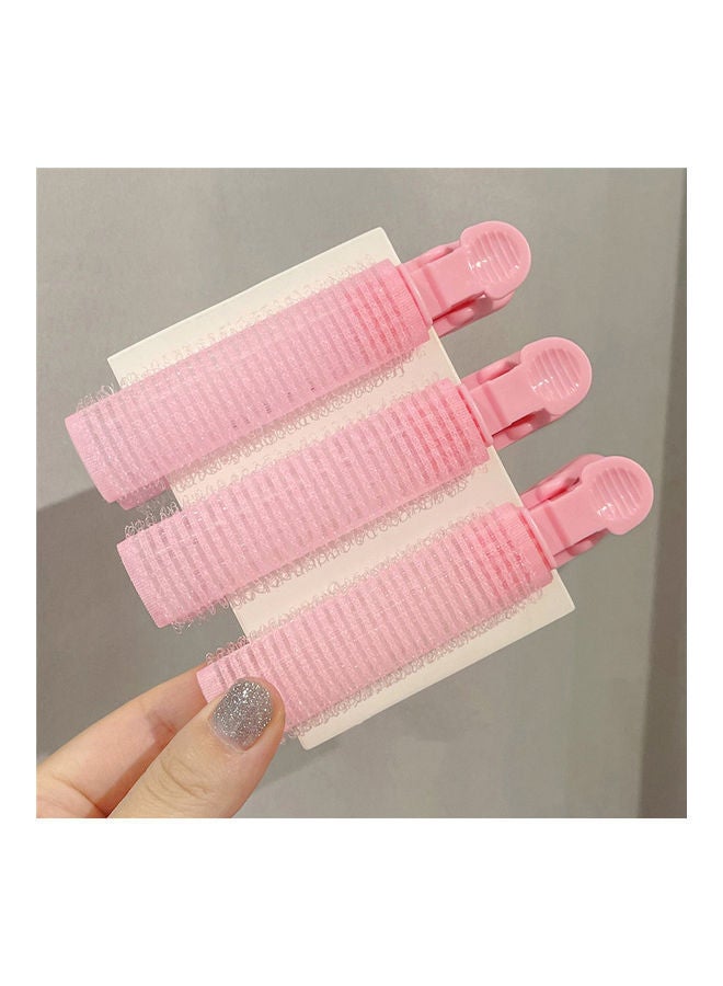 3-Piece Professional Self Grip Hair Rollers Set Pink