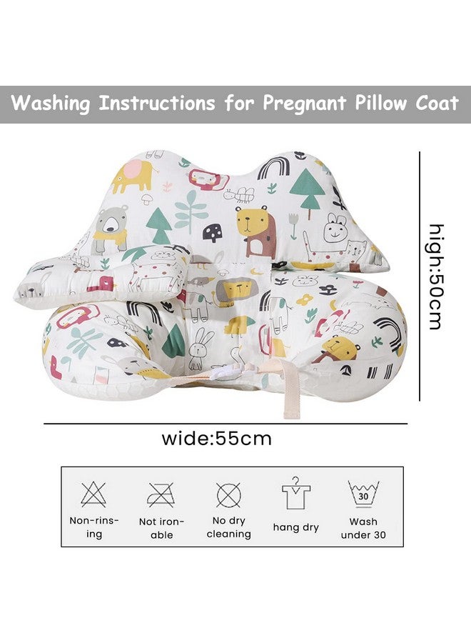 Baby Feeding Pillow For Breastfeeding, Nursing Pillow With Infant Support Cushion, Multi-Purpose Nursing Pad With Removable Neck Belt For Mom Baby Skin Friendly, Fabric, Polyester;Cotton
