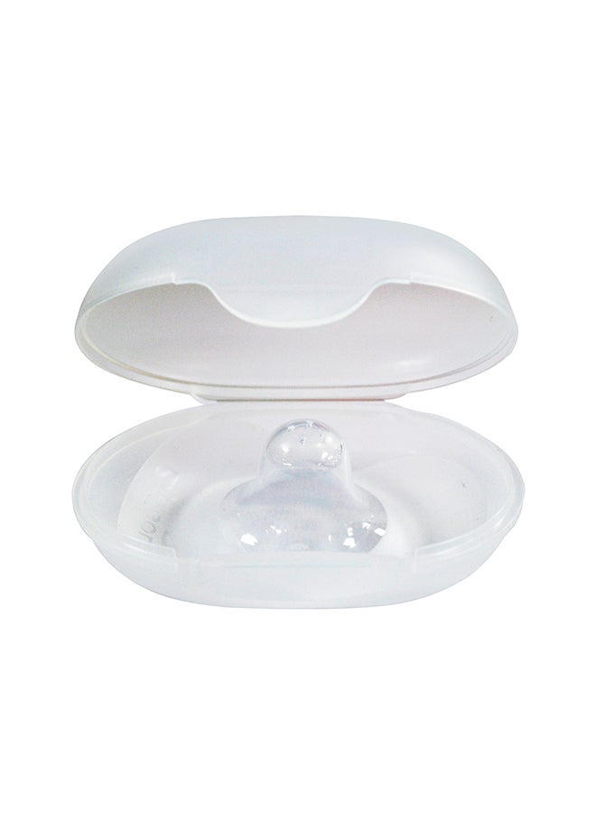 Natural-Fit Silicone Nipple Shield, Pack Of 2