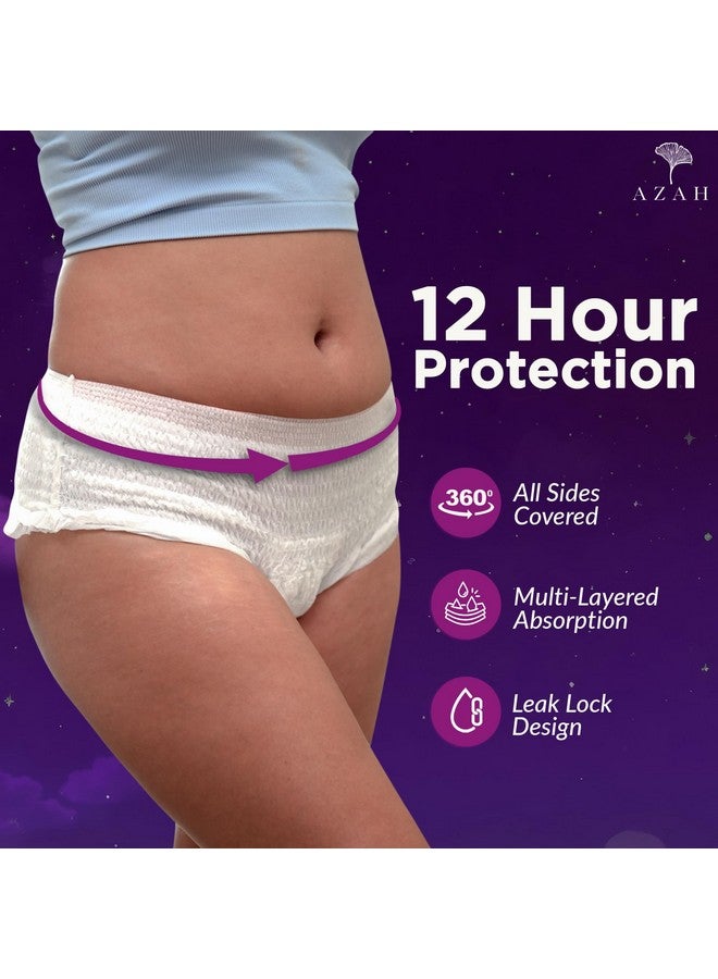 Disposable Period Panties For Women (M-L Pack Of 6) | Leak Proof Disposable Panties After Delivery | 360° Coverage | Heavy Flow | Overnight Protection | Rash Free Period Panty