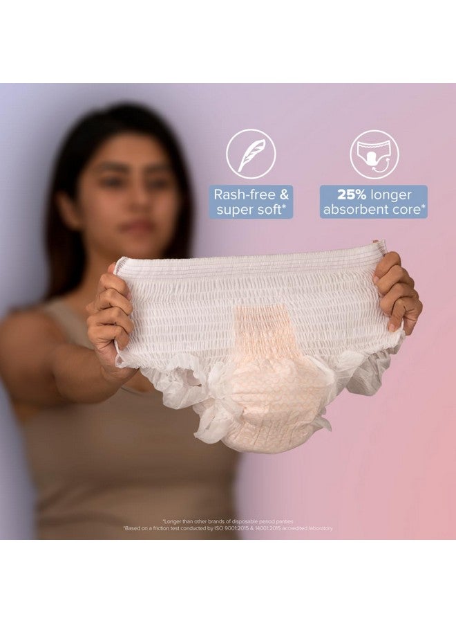 Overnight Disposable Period Panties | Pack Of 5 | (Xl - Xxl) | Heavy Flow Absorbency | Leakproof Protection | Discreet & Secure | Breathable | No Rashes | No Discomfort