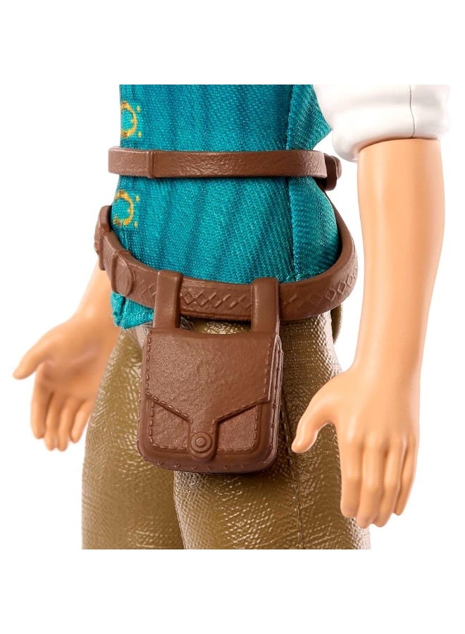 Mattel Disney Princess Toys, Flynn Rider Fashion Doll in Signature Outfit Inspired by the Disney Movie Tangled, Posable Character