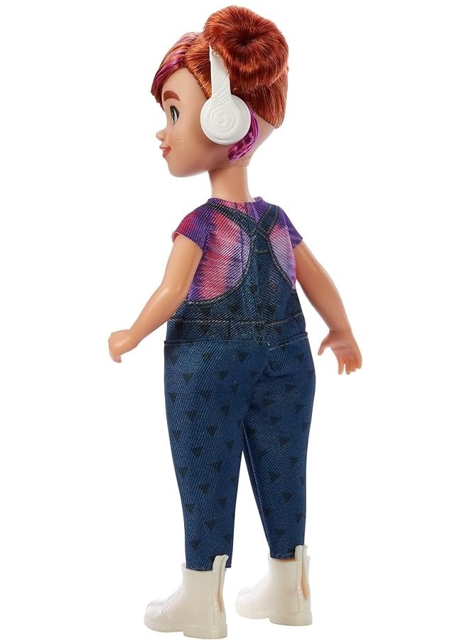 Mattel Karmas World Switch Stein Doll with Headphones Accessory Red Hair  Blue Eyes