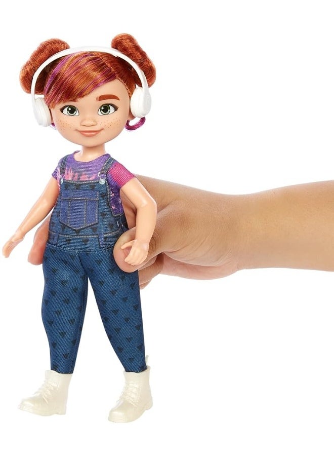 Mattel Karmas World Switch Stein Doll with Headphones Accessory Red Hair  Blue Eyes