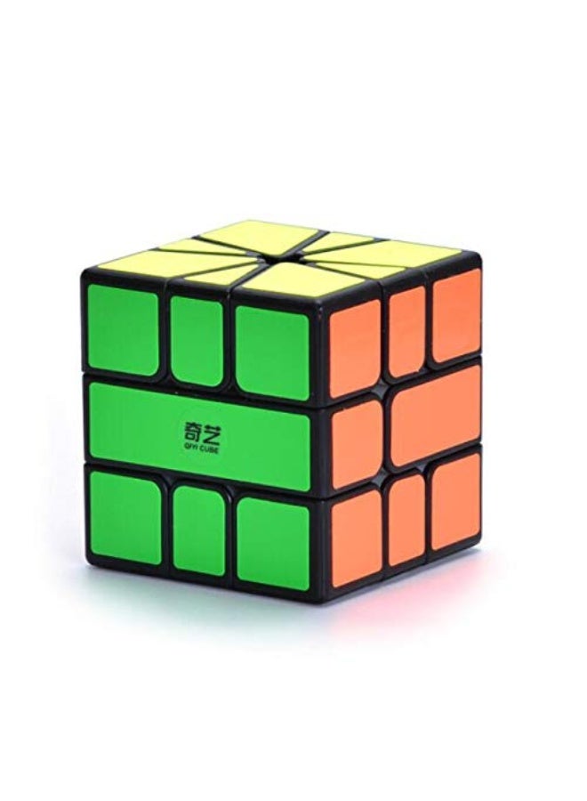 CuberSpeed QY Toys Square one Black Magic Cube Square SQ 1 Speed Cube Puzzle