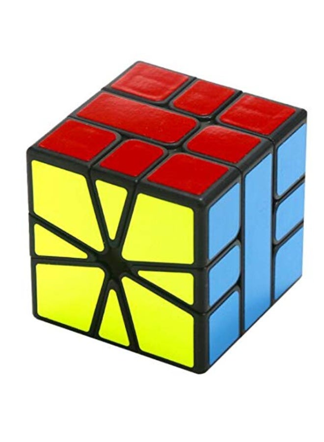 CuberSpeed QY Toys Square one Black Magic Cube Square SQ 1 Speed Cube Puzzle