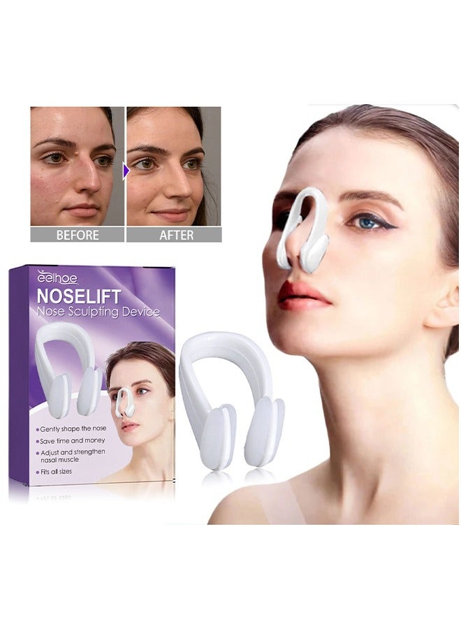 Noselift Nose Sculpfing Device, Nose Shaper Lifter Clip Beauty Up Lifting Soft Safety Silicone Rhinoplasty Bridge Straightener Corrector Slimming Device Pain Free High Up Tool