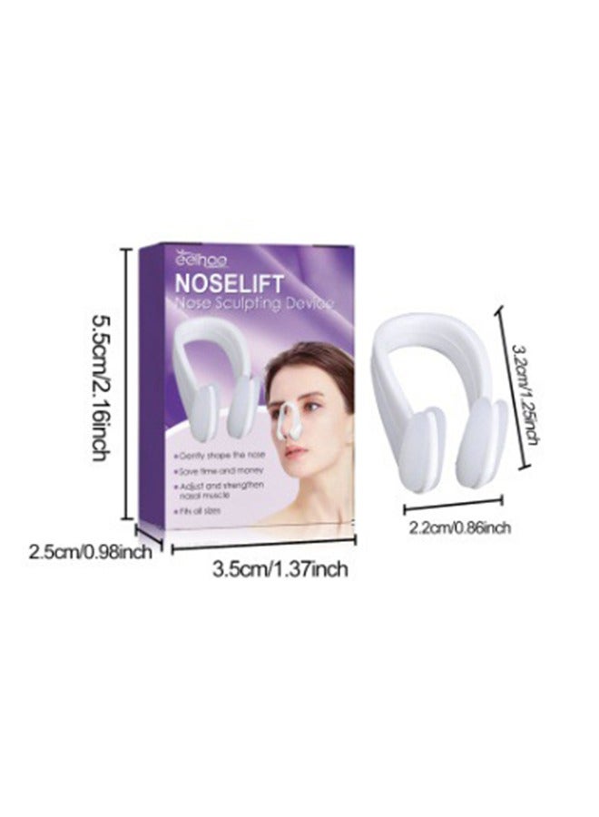 Noselift Nose Sculpfing Device, Nose Shaper Lifter Clip Beauty Up Lifting Soft Safety Silicone Rhinoplasty Bridge Straightener Corrector Slimming Device Pain Free High Up Tool