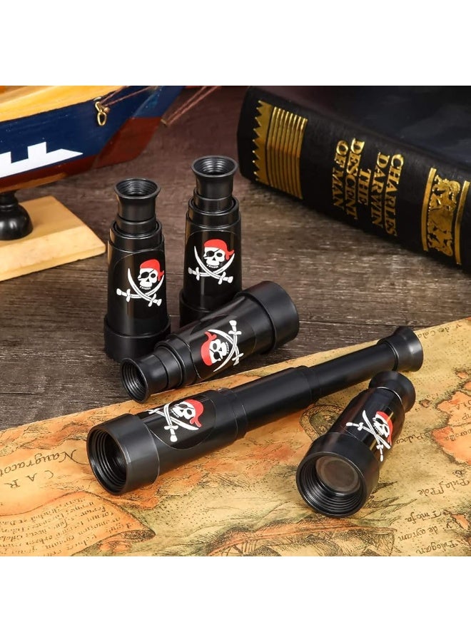 12 Pieces Plastic Pirate Telescopes Bulk Pirate Party Supplies Pirate Telescope Party Favor Mini Telescopes Toy for Party Favor Supplies