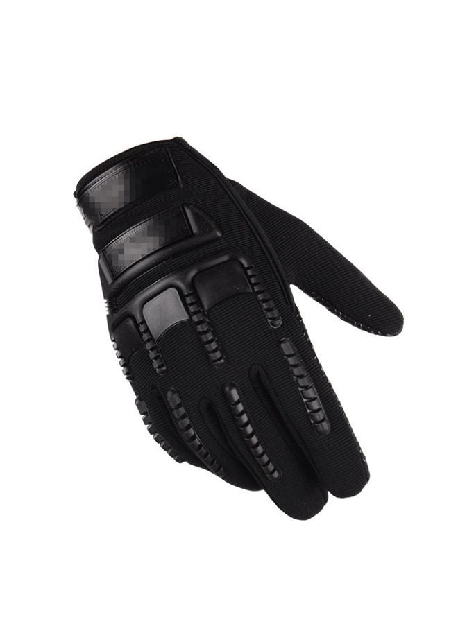 2-Piece Semi-Finger Gym Training Gloves One Size