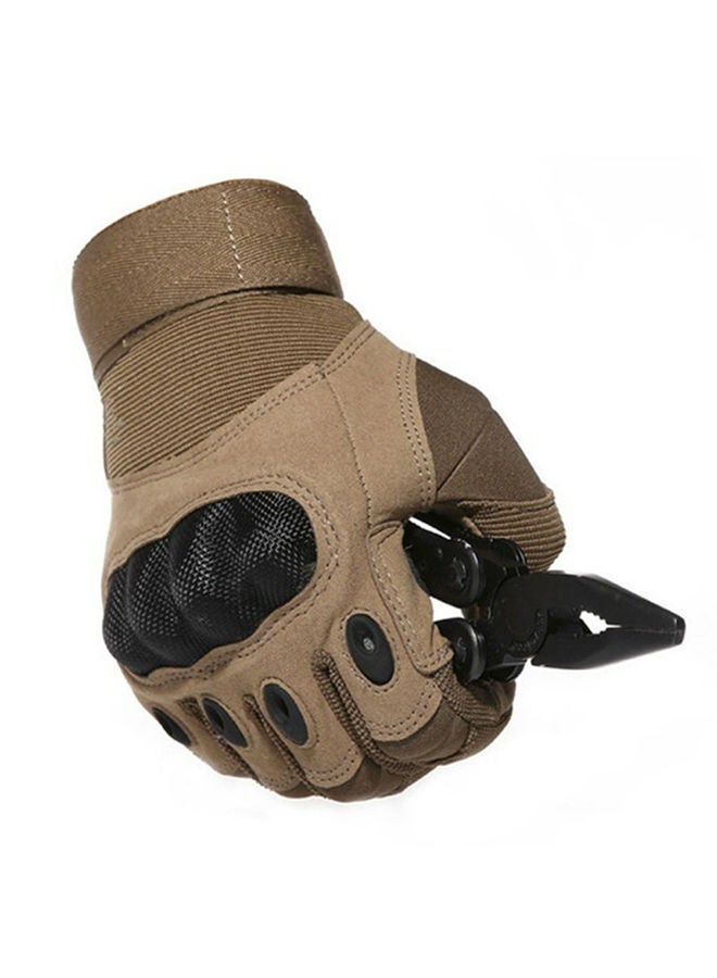 Winter Thermal Waterproof And Windproof Touched Screen Zipper Sports Gloves 20.0x15.0x7.0centimeter