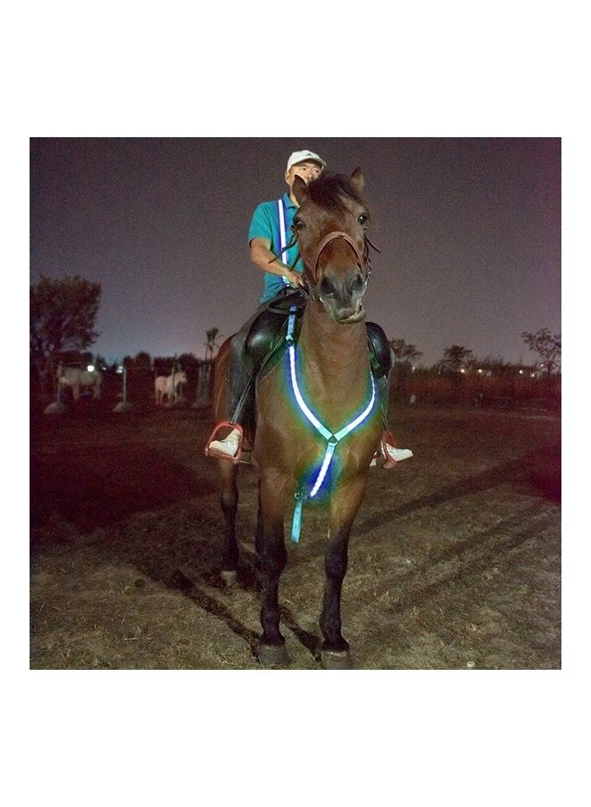 High Visibility LED Horse Breastplate Collar
