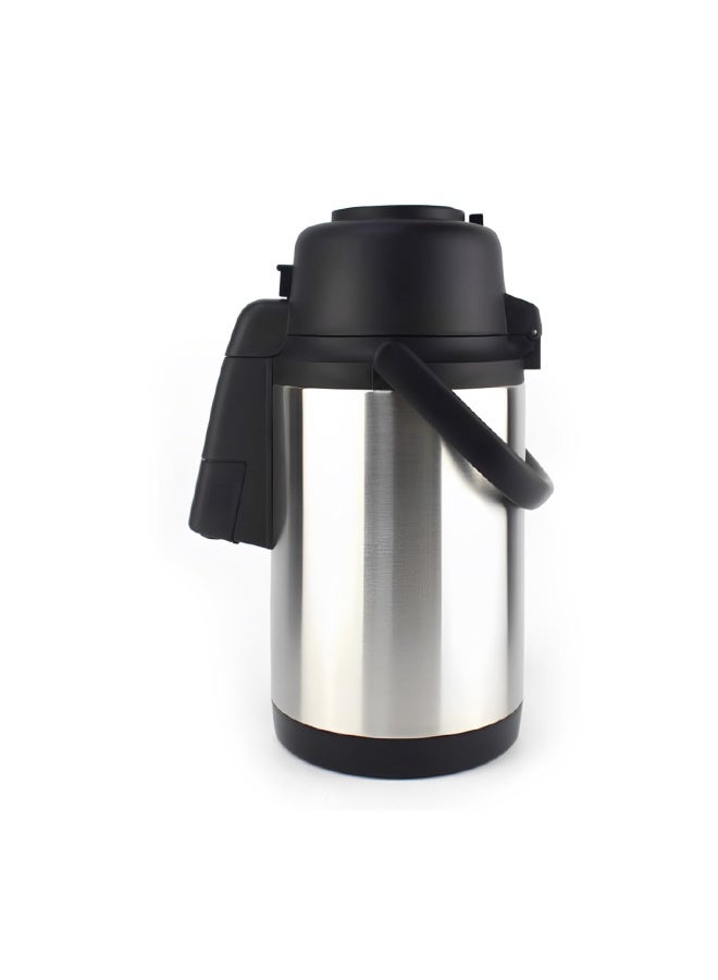 Airpot Flask with Pump Vacuum Insulated Double Wall Stainless Steel Flask 5.0ltr