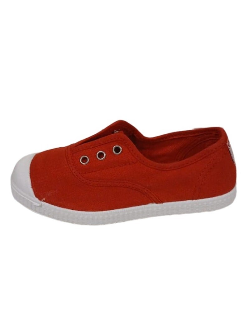 Pikkaboo Ceinta Rojo Eyelet Kids Shoes