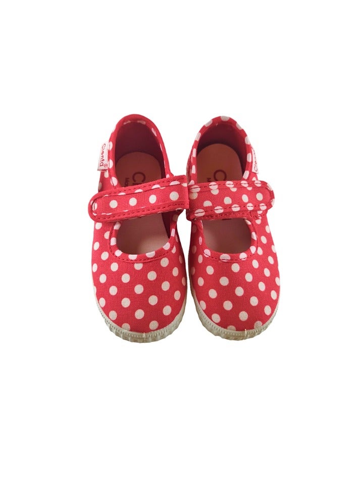 Pikkaboo Ceinta Rojo Polka Dots Kids Shoes